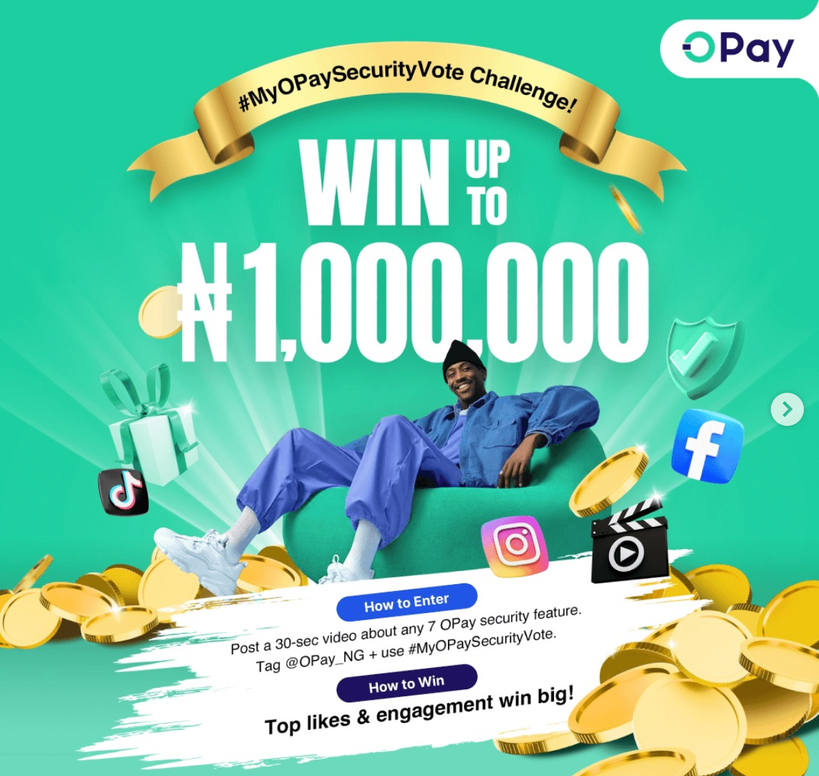 Make ₦50,000 This Week, ₦1 Million+ This Month - Inside the OPay Security Challenge
